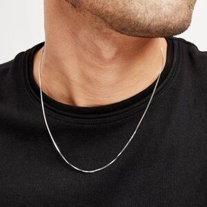 20" 1.5mm Stainless Snake Chain with Freedom Clasp